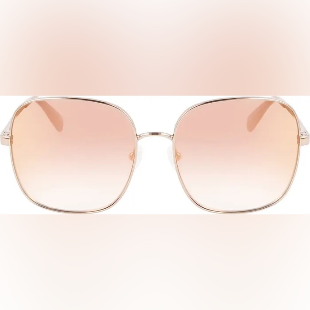Longchamp 59mm Monogram Square Sunglasses